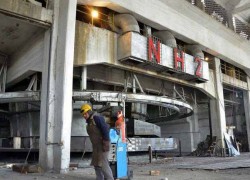 Obrero en obra en construccion