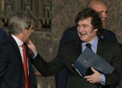 Luis Caputo y Javier Milei